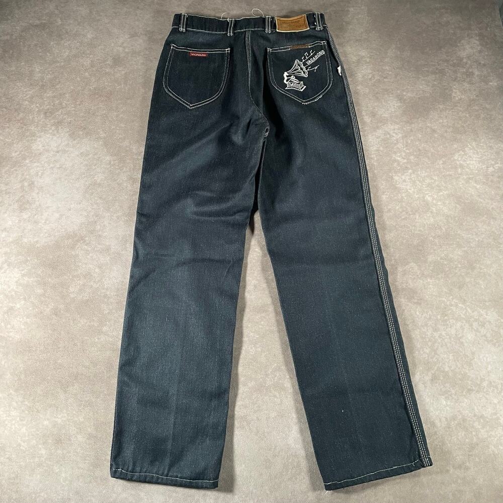 70’s Le Vagabond Dark Wash Denim Pants 26x27 True Vintage Jeans Kena VTG 70s 80s